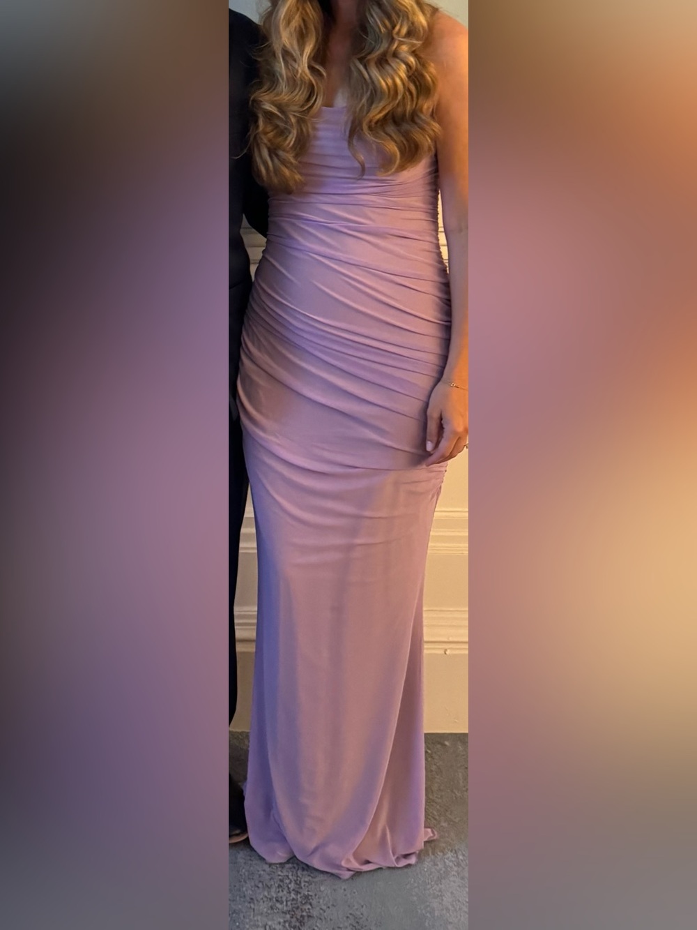 Retrofete Quintessa Strapless Mesh Maxi Dress - Picture 2 of 2